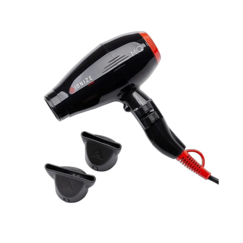 Secador MQ Ionize 2200w 220v com dois bicos direcionadores para finalização versátil